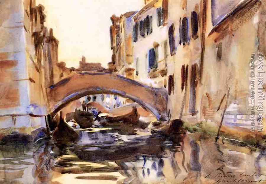 John Singer Sargent : Venetian Canal II John Singer Sargent : Venetian Canal II